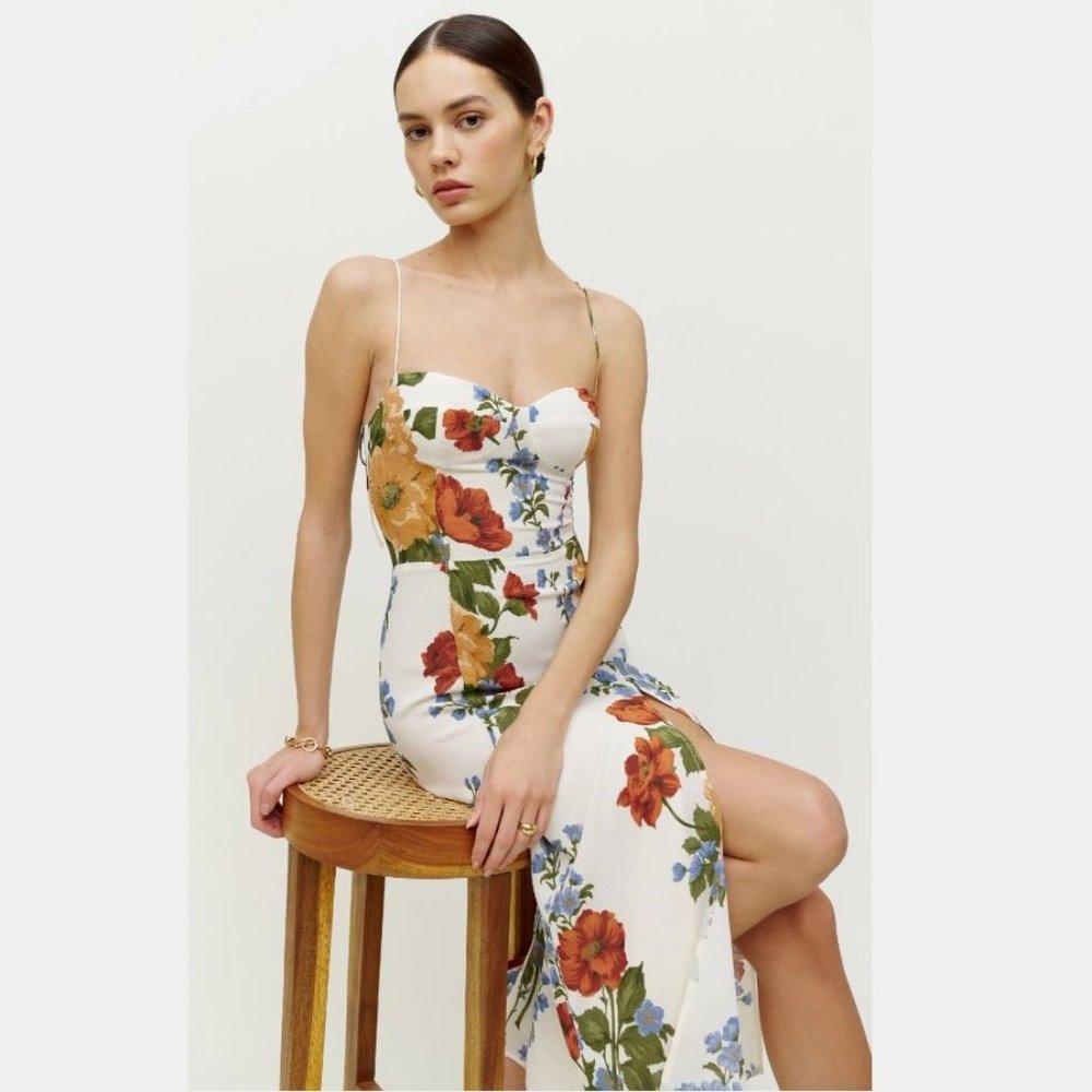 Reformation Juliette Dress in Formosa - Size 6